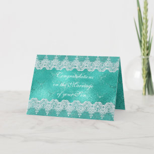 Félicitations aux parents de la mariée Carte de vo