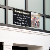 Félicitations Bannière de la fête des diplômés (Bâtiment extérieur)