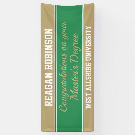 Félicitations ! Bannière Grand Master's grade (Vertical)