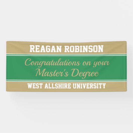 Félicitations ! Bannière Grand Master's grade (Horizontal)