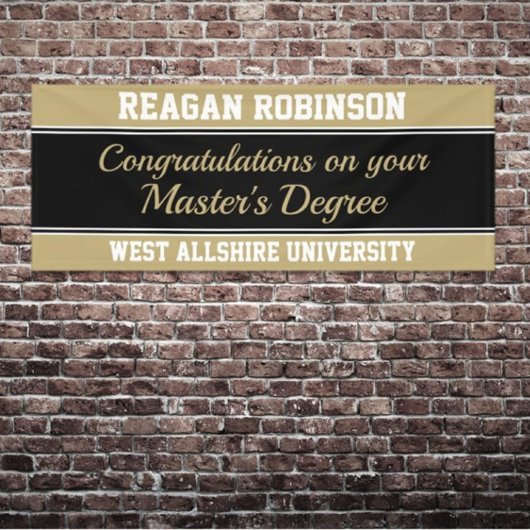 Félicitations ! Bannière Grand Master's grade