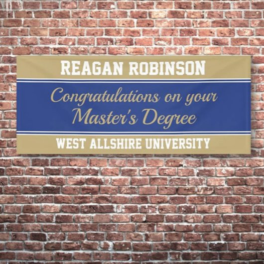 Félicitations ! Bannière Grand Master's grade