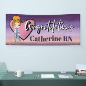 Félicitations : Bannière infirmière de l'école de  (Salon professionnel)