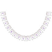 Félicitations Bannière Purple Gold Confetti (Tout)