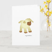 Félicitations-Baptême Carte de voeux (Fleur jaune)