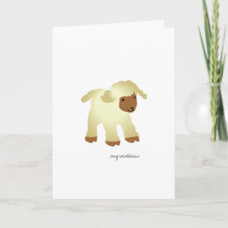 Félicitations-Baptême Carte de voeux