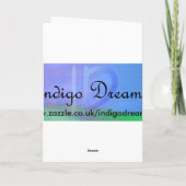 Félicitations carte bébé fille (Dos)