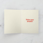 Félicitations carte de diplôme (Intérieur)