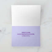 Félicitations ! ! Carte de diplôme de maternelle ! (Intérieur)