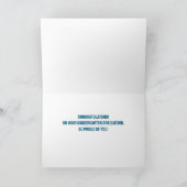 Félicitations ! ! Carte de diplôme de maternelle ! (Intérieur)