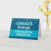 Félicitations ! ! Carte de diplôme de maternelle ! (Fleur jaune)