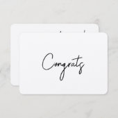 Félicitations Carte de fermeture de la poste du pr (Devant / Derrière)