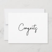 Félicitations Carte de fermeture de la poste du pr (Devant)