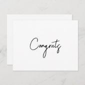 Félicitations Carte de fermeture de la poste du pr (Devant / Derrière)