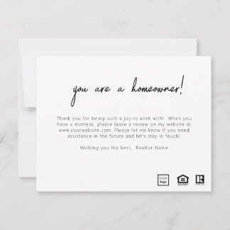 Félicitations Carte de fermeture de la poste du pr