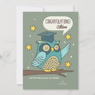 Félicitations Carte de fin d'études