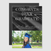 Félicitations Carte de Graduation Magnétique Mince (Devant / Derrière)