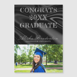 Félicitations Carte de Graduation Magnétique Mince