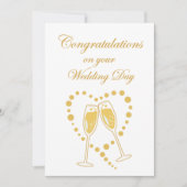 Félicitations Carte de Mariage (Devant)