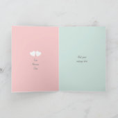 Félicitations carte de mariage shabby chic (Intérieur)