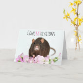 Félicitations Carte de prix (Fleur jaune)