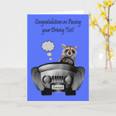 Félicitations, Carte de test de conduite (Fleur jaune)