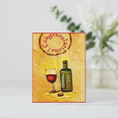 Félicitations ! carte de vin (Debout devant)