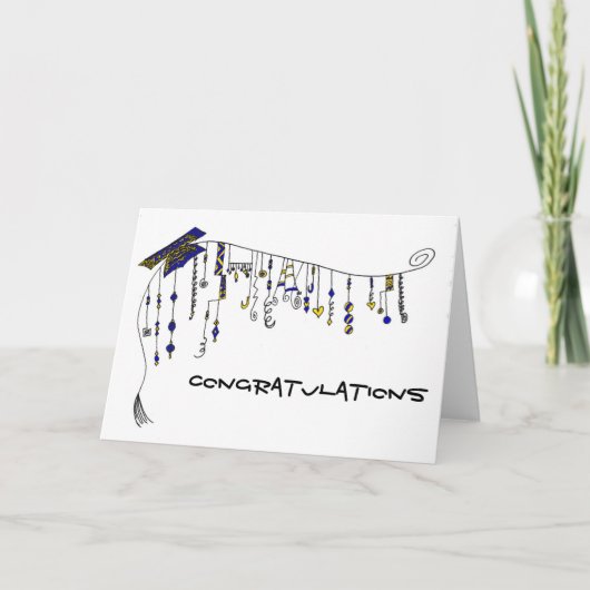 Félicitations Carte de voeux (Devant)