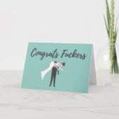 Félicitations Carte de Vœux de Mariage (Devant)