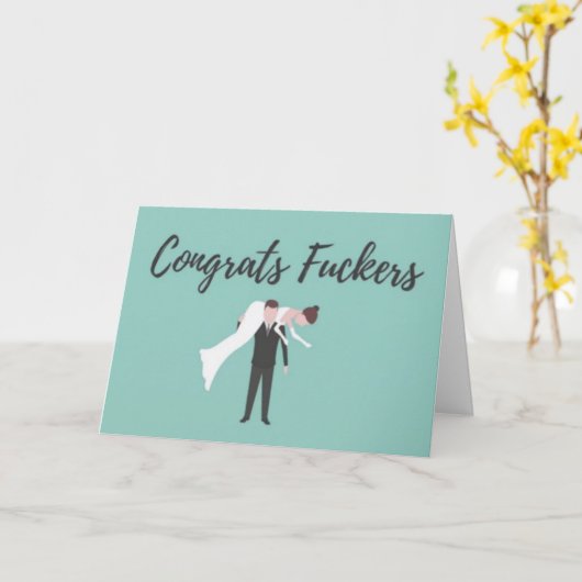 Félicitations Carte de Vœux de Mariage (Fleur jaune)
