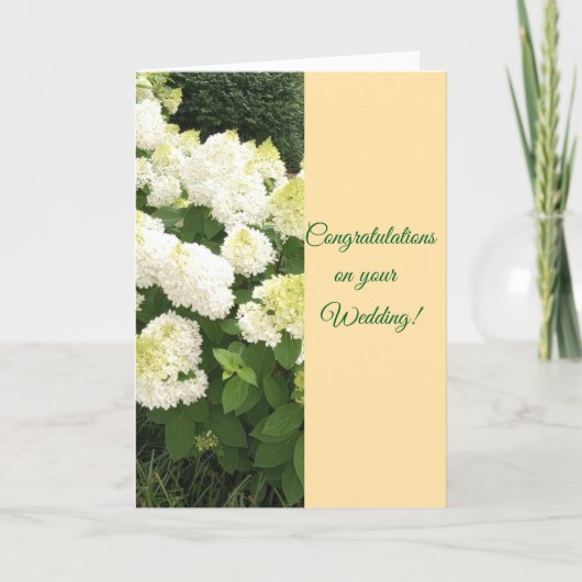 Félicitations, Carte de voeux pliée Mariage (Devant)