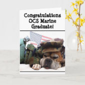 Félicitations Carte de voeux pour chien de boxeur (Fleur jaune)