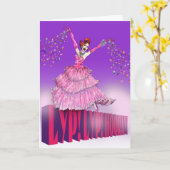 Félicitations Carte de voeux (salutation à l'intér (Fleur jaune)