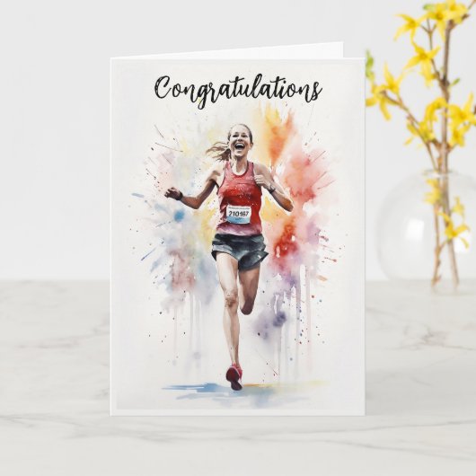 Félicitations Carte d'exécution (Fleur jaune)