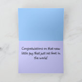 Félicitations Carte garçon (Intérieur)