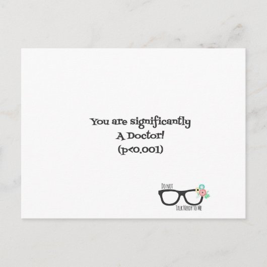 Félicitations, carte postale (Devant)