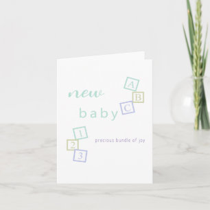 Félicitations Carte pour la Fête de Naissance de B