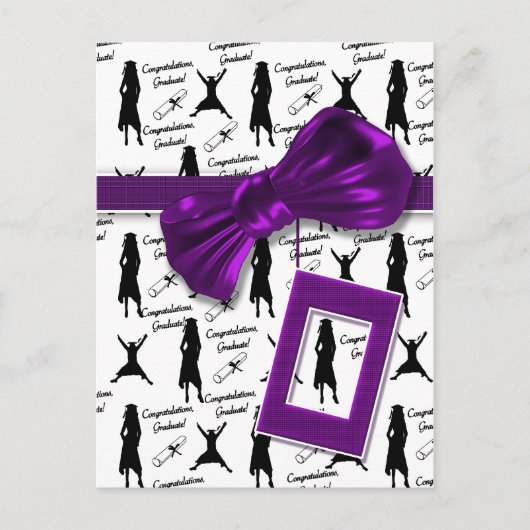 Félicitations cartes de diplômes pour femmes (Devant)