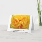 Félicitations ! Cartes Rose Jaune Fleur (Dos)