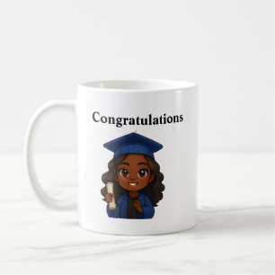 Félicitations Casquette Bleu et Mug Gown