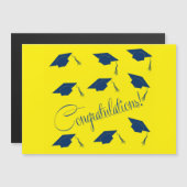 Félicitations casquette de graduation Mince carte  (Devant / Derrière)