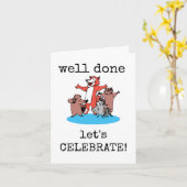 Félicitations, Célébrons, Carte de Félicitations M (Fleur jaune)