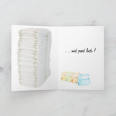 Félicitations, C'Est Une Fille, Carte (Intérieur)