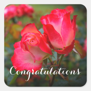 Félicitations Cherry Parfait Rose #4-3 Stickers