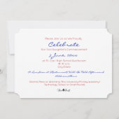 Félicitations Colorées ConGRADulations 3 Carte de (Dos)