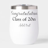 Félicitations de graduation simples clas d'ajout m (Avant)