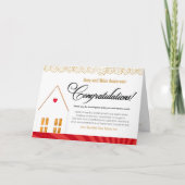 Félicitations De Realtor Carte de remerciements (Devant)