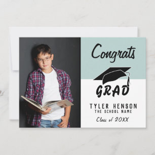 Félicitations diplômé Carte de fin d'études modern