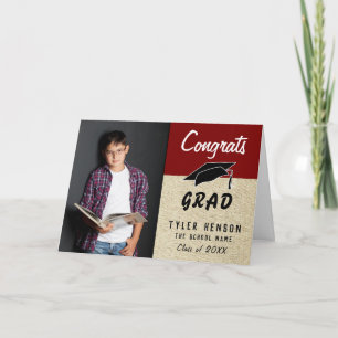Félicitations diplômé carte de fin d'études photo