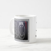 Félicitations Diplômé Classique Café Blanc Mug (Devant gauche)
